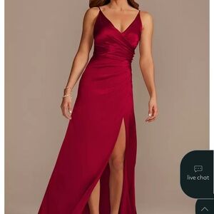 Apple Red (like the first picture) Unworn Bridesmaid dress